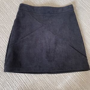Black corduroy skirt